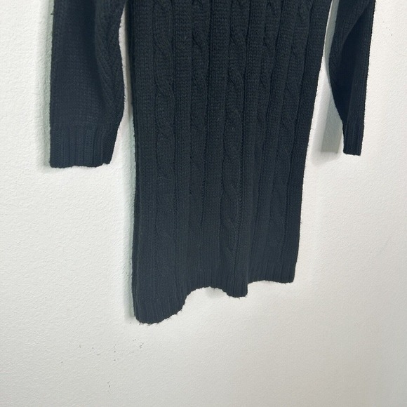 Lost + Wander Black Cable Knit Sweater Dress S - Picture 7 of 8